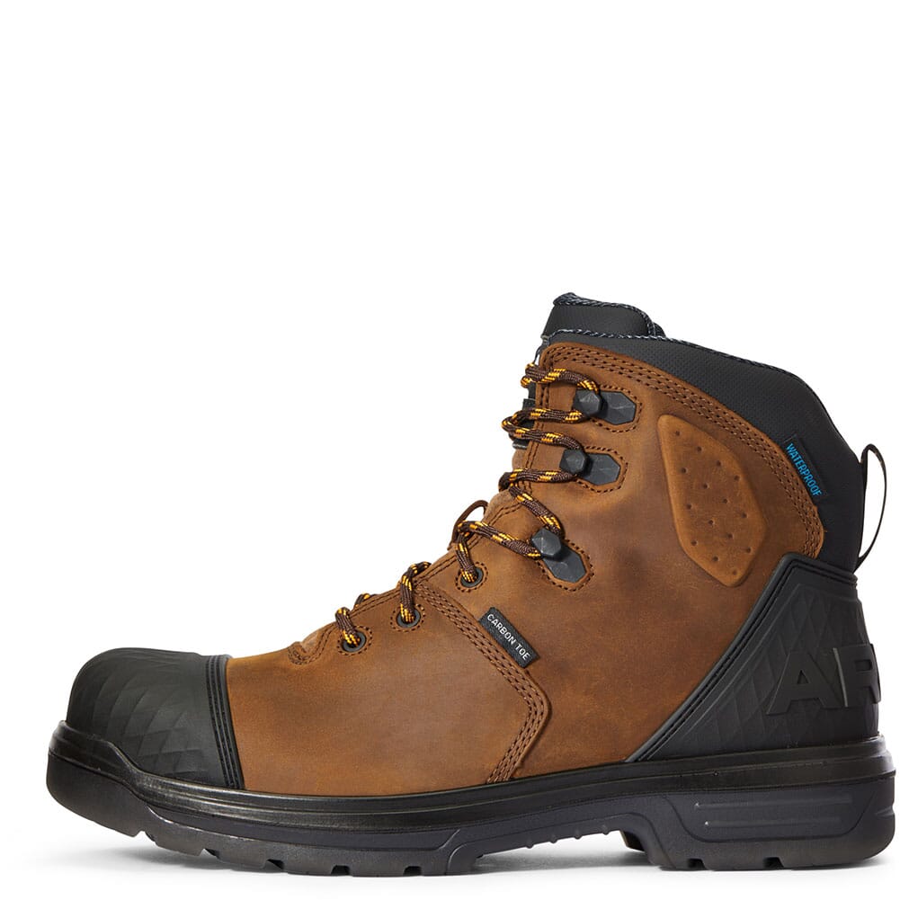 Ariat Men's Turbo Outlaw WP Safety Boots - Barley Brown | elliottsboots