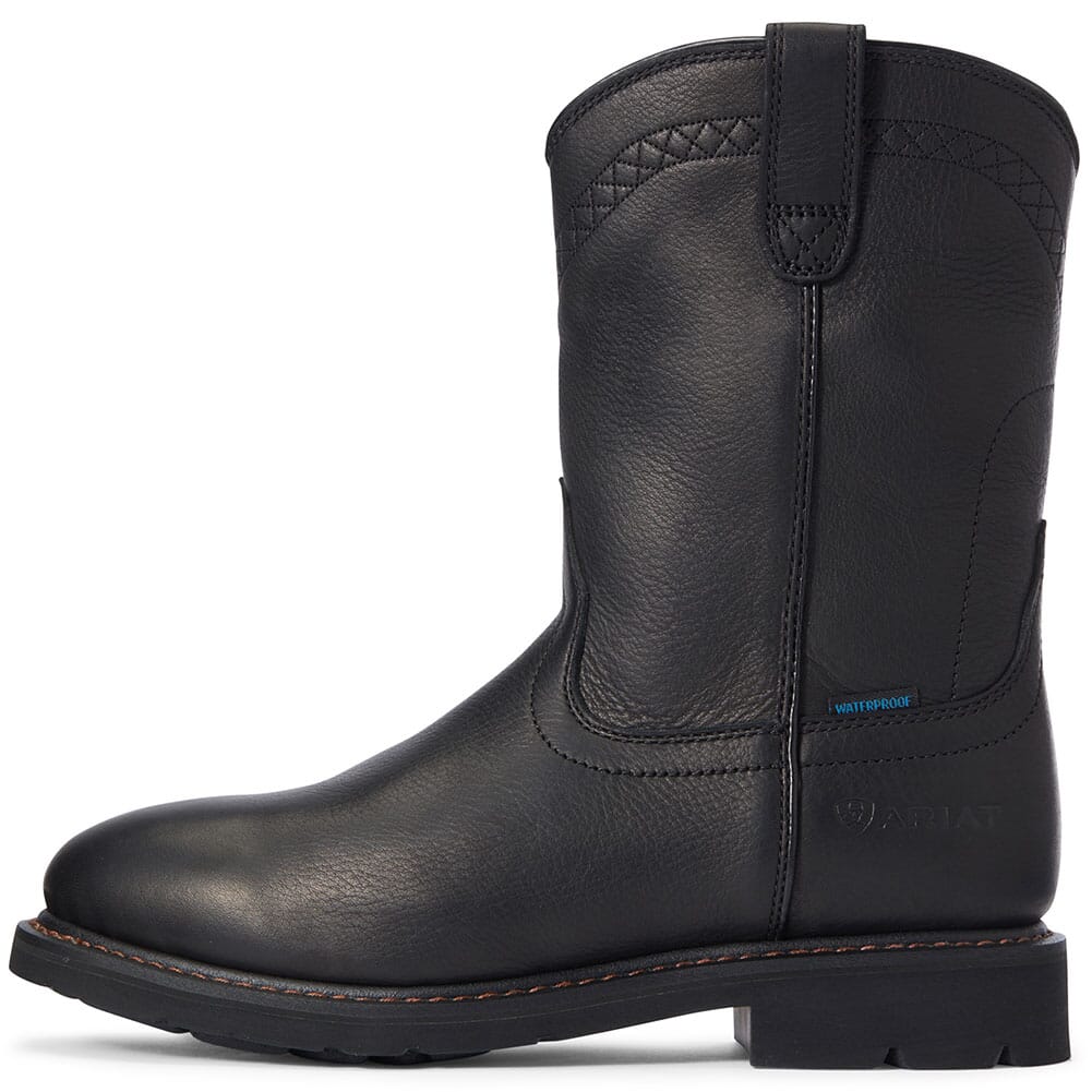 10034142 Ariat Men's Sierra H2O Work Boots - Black