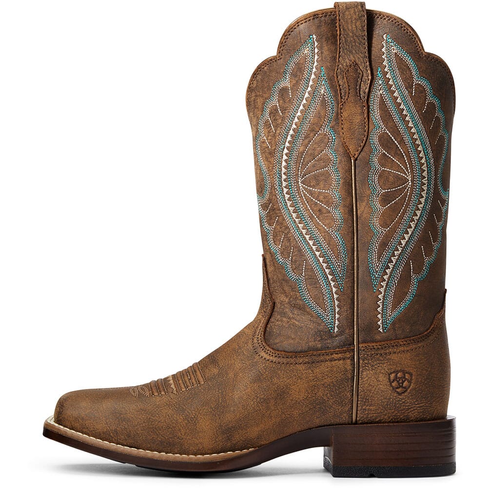 10034163 Ariat Women's Primetime Tack Western Boots - Tack Room Brown