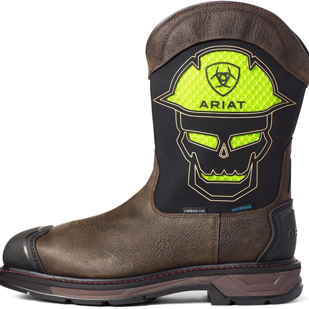 Ariat Men's WorkHog XT VentTEK Safety Boots - Iron Coffee | elliottsboots