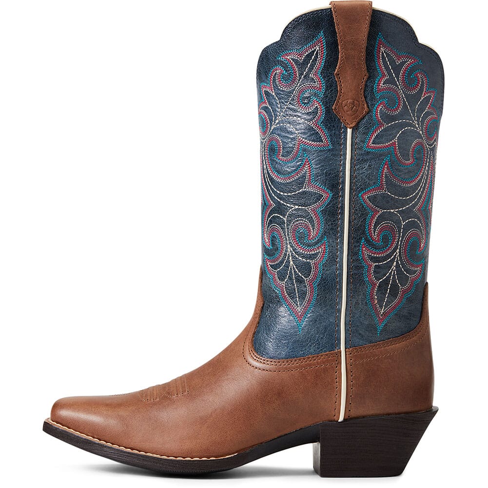 10040446 Ariat Women's Round Up Western Boots - Storming Brown