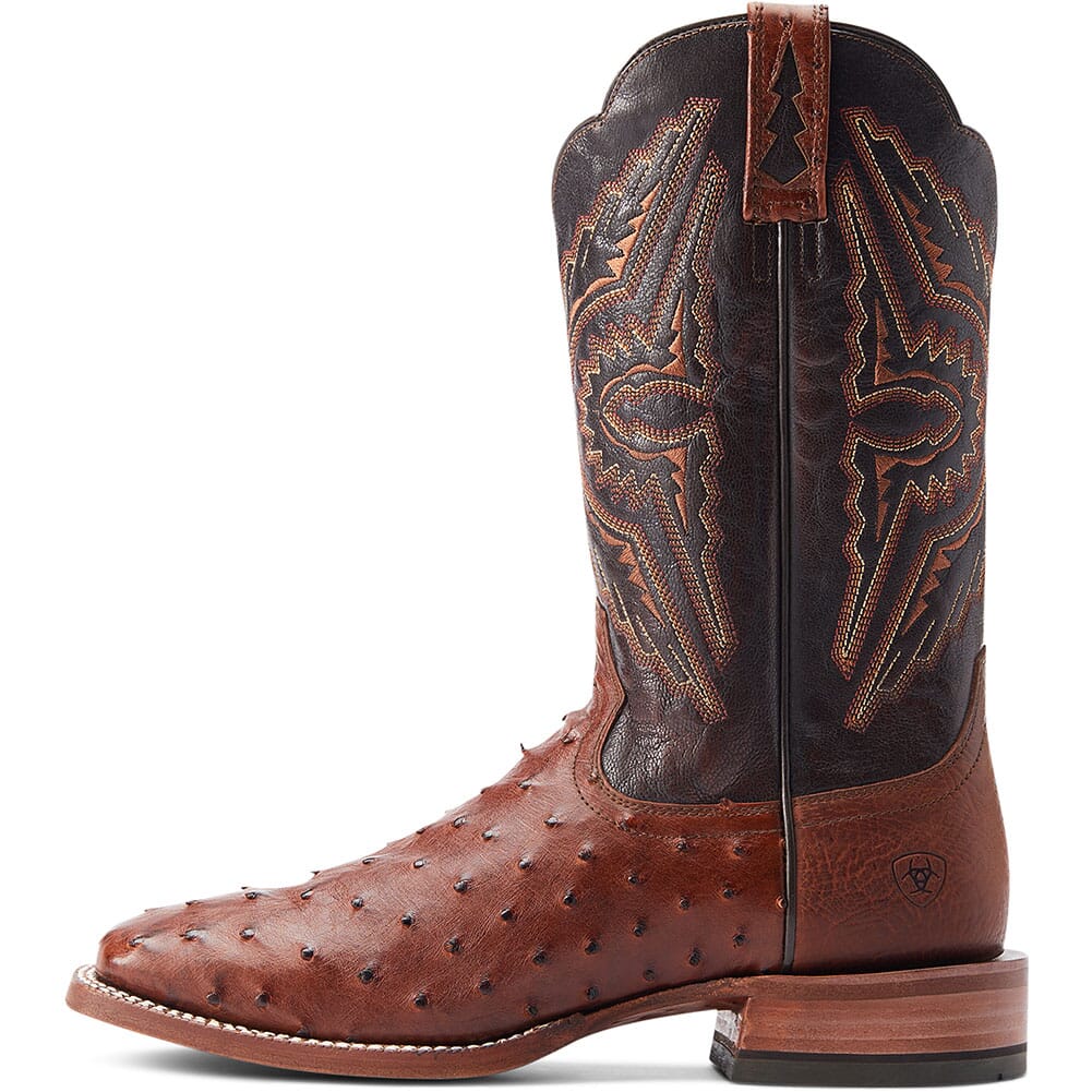 Ariat Men's Broncy Full Quill Western Boots - Cinnamon
