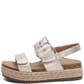 CP105 Aetrex Women's Vania Arch Support Platform Sandals - Champagne