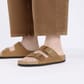 1028401 Birkenstock Women's Arizona Leather Sandals - Cognac