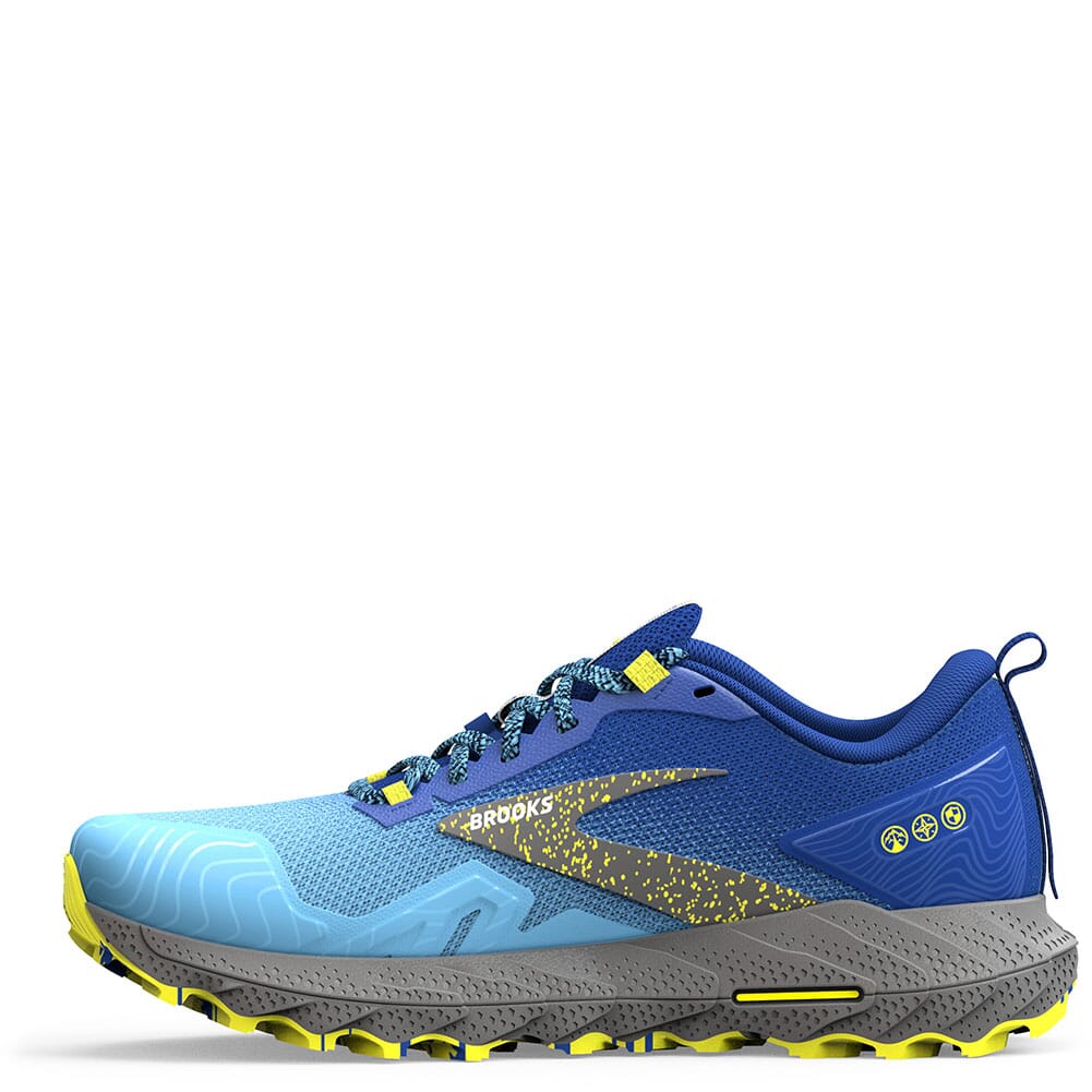 110403-416 Brooks Men's Cascadia 17 Athletic Shoes - Blue