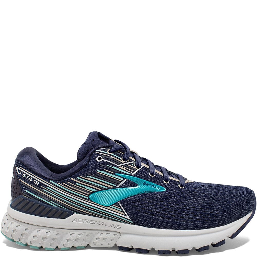 Brooks Women's Adrenaline GTS 19 Athletic Shoes - Navy