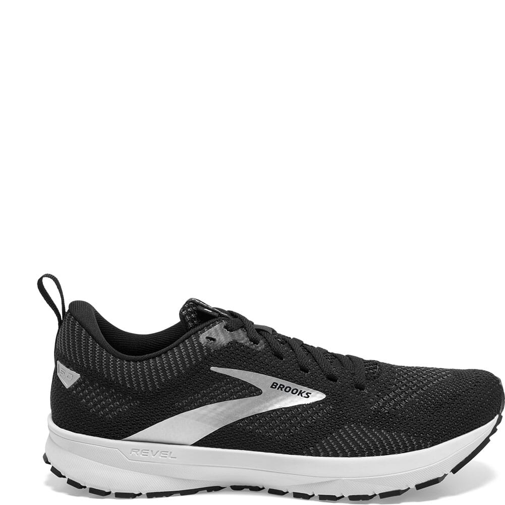 120361-036 Brooks Women's Revel 5 Road Running Shoes - Black/White