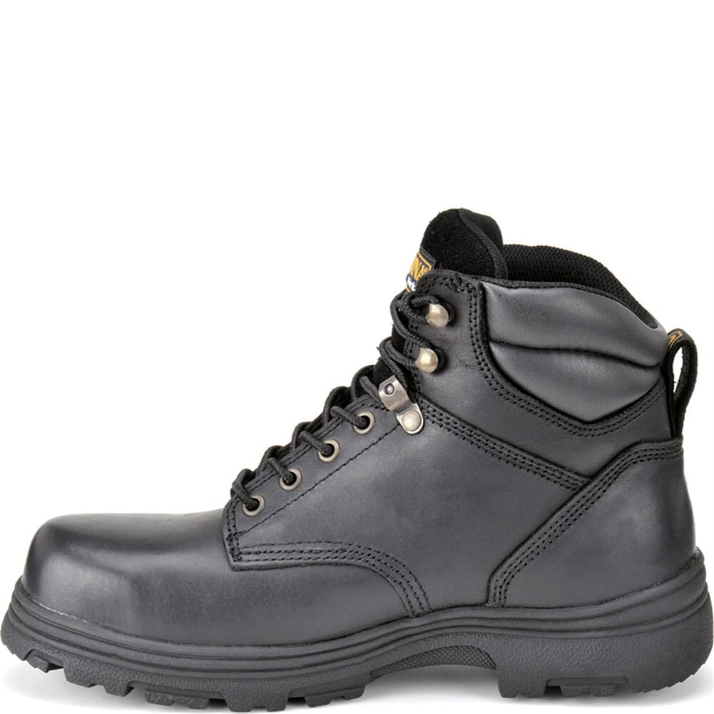 Carolina Men's EH Leather Safety Boots - Black