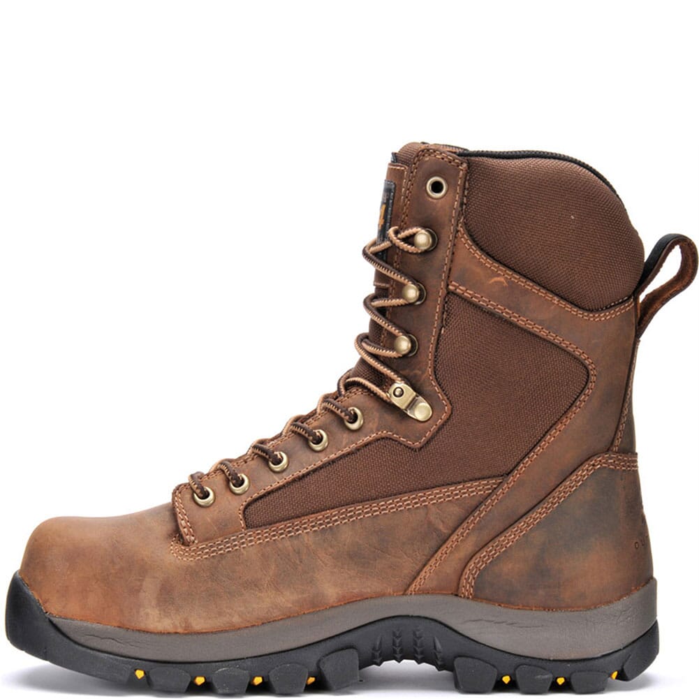 Carolina Men's WP 8IN INS Safety Boots - Brown