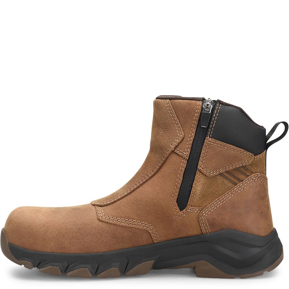 CA5550 Carolina Men's Subframe Zip Safety Boots - Dark Coffee