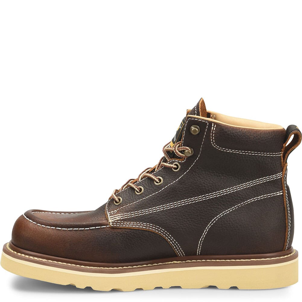 CA7043 Carolina Men's Flatiron Wedge Work Boots - Brown