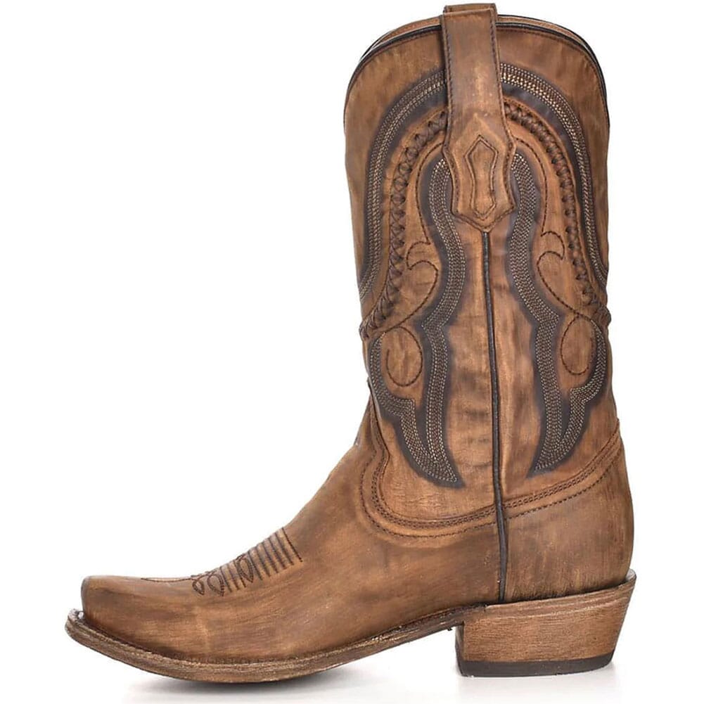 A3479 Corral Men's Authentic Cowboy Western Boots - Brown