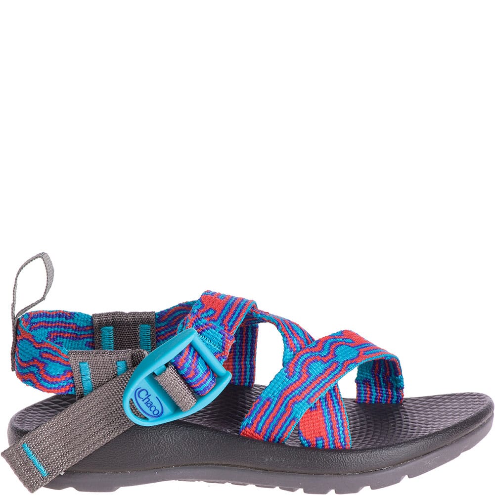 Chaco Kids Z/1 Ecotread Sandals - Bubble Teal