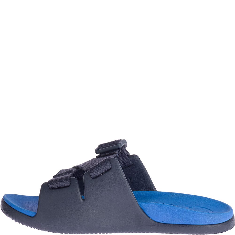 JCH180313 Chaco Big Kid's Chillos Slides - Active Blue