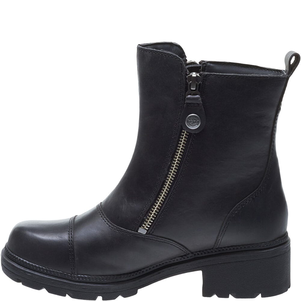 Harley Davidson Women's Amherst Motorcycle Boots - Black