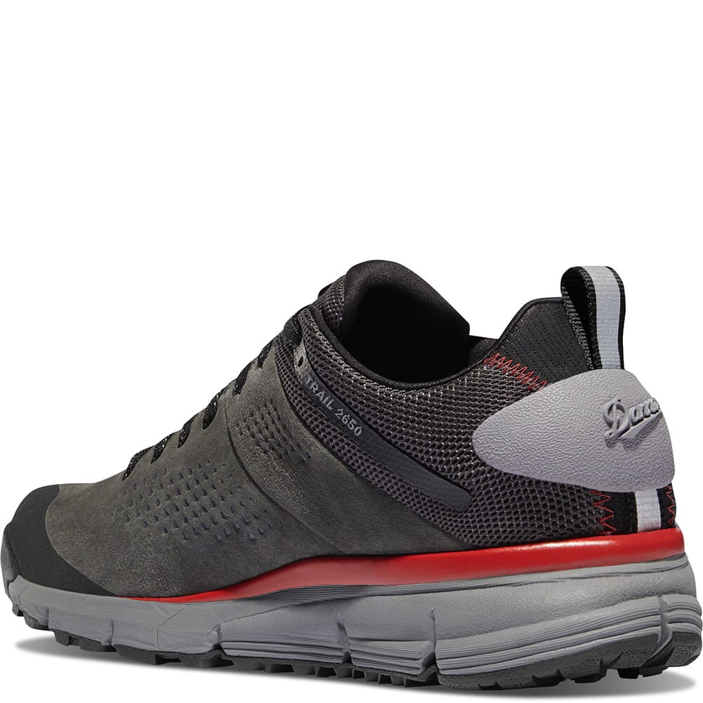 61201 Danner Men's Trail 2650 GTX Hiking Shoes - Dark Gray/Brick Red