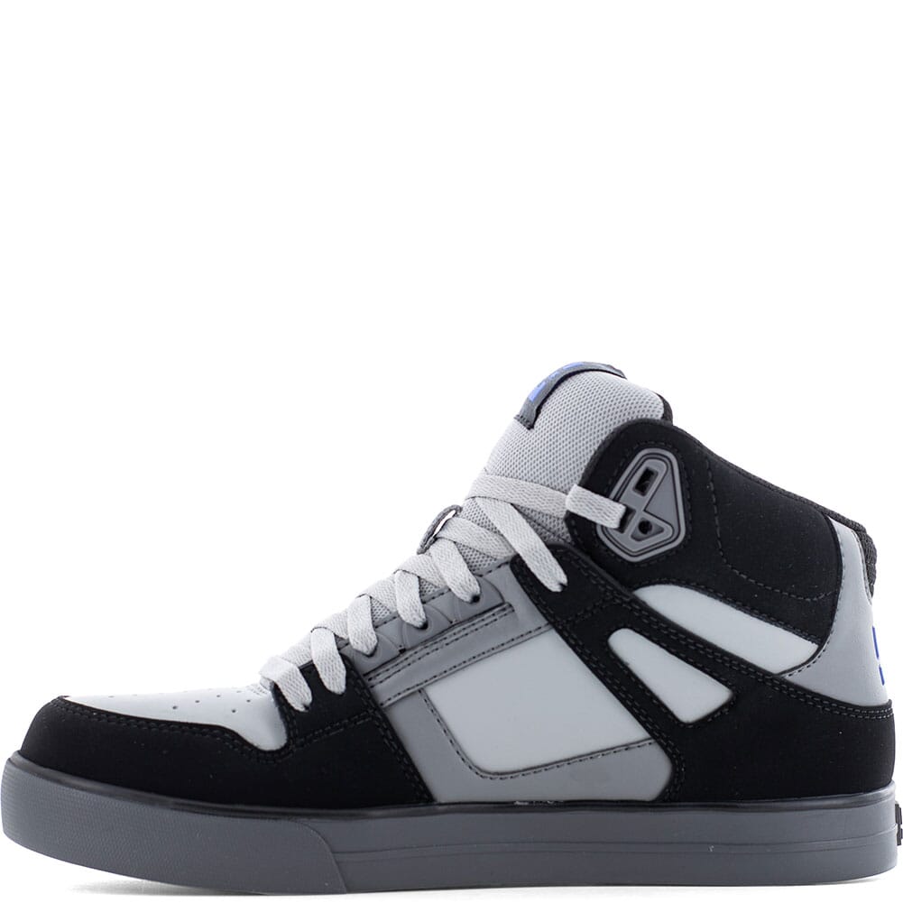 DC Shoes Men's Pure Work Mid CT SD Safety Shoes - Grey/Blue