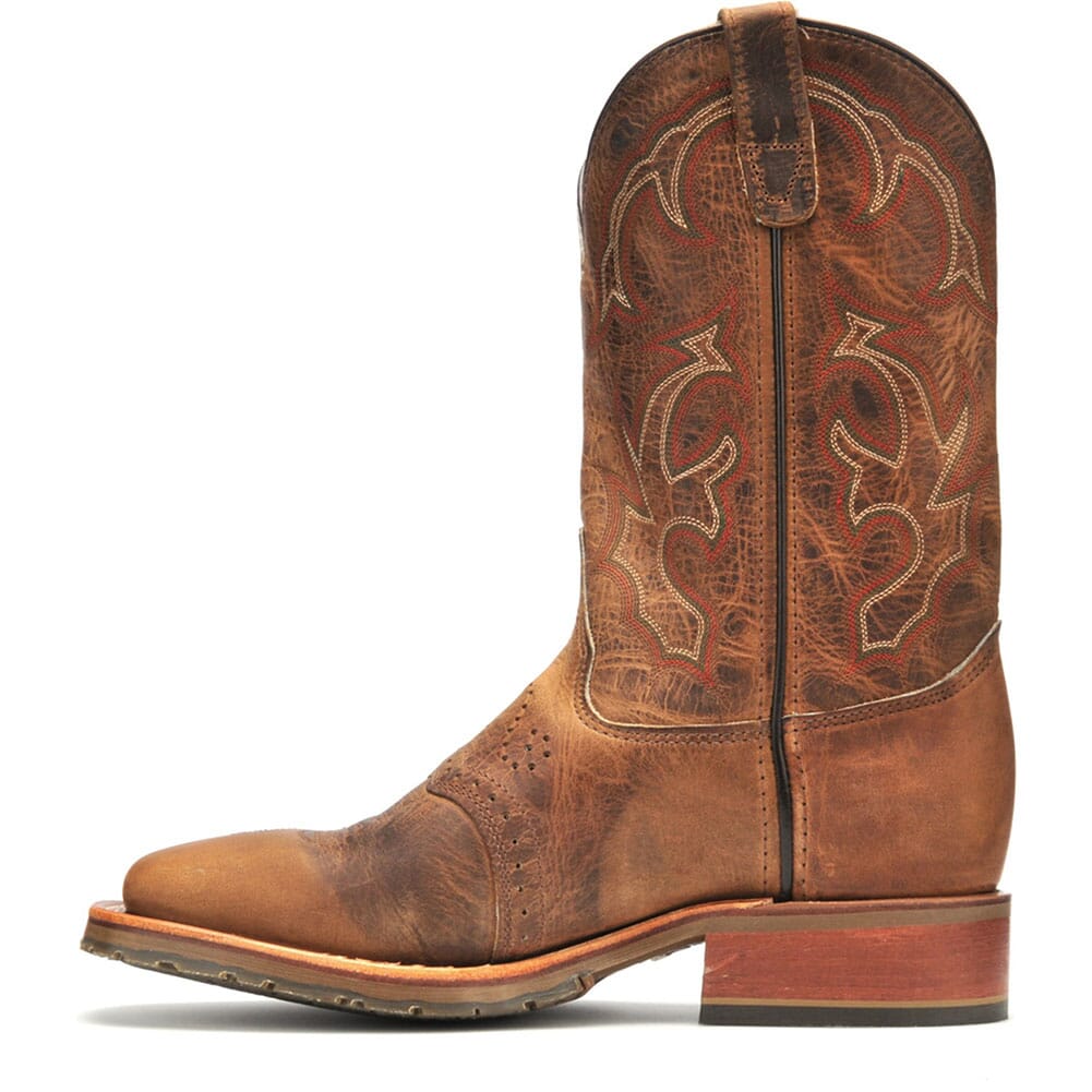 Double H Men's Square Toe Western Ropers - Brown