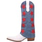 Dingo Women's Glory Days Leather Boots - White/Denim
