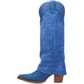 DI2280-BL Dingo Women's Wild Fire Leather Boots - Blue