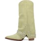 Dingo Women's Howdy Honey Suede Boots - Lime