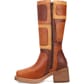 Dingo Women's Patches Leather Boots - Tan