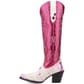Dingo Women's Take No Bull Leather Boots - Fuchsia