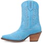 Dingo Women's Tiny Pony Suede Leather Booties - Blue