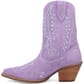 Dingo Women's Tiny Pony Suede Leather Booties - Lavender