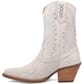 Dingo Women's Tiny Pony Suede Leather Booties - White