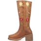 Dingo Women's Bloom Leather Boots - Tan