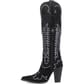 Dingo Women's Double Take Suede Leather Boots - Black