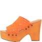 Dingo Women's Crafty Woven Sandals Orange Left Side