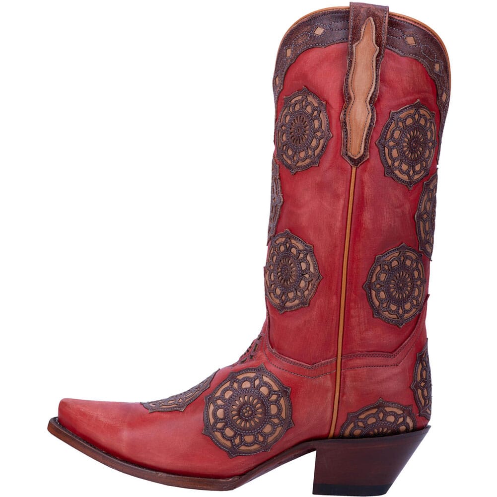 Dan Post Women's Circus Flower Western Boots - Red