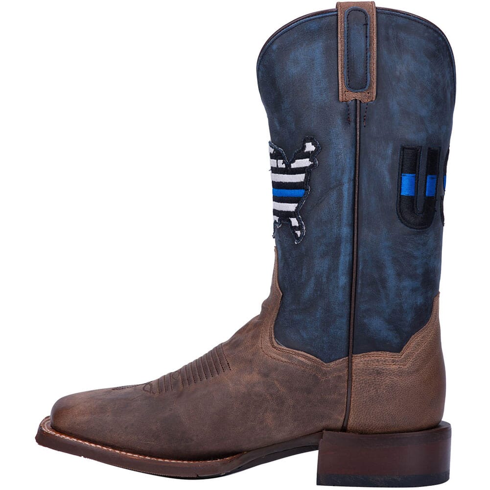 Dan Post Men's Thin Blue Line Western Boots - Navy/Brown
