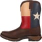 Lil' Durango Kids' Texas Flag Western Boots Brown Left Side
