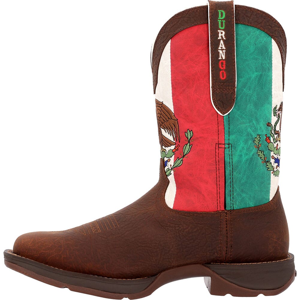 DDB0430 Rebel By Durango Men's Mexico Flag Western Boots - Sandy Brown