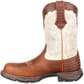 Durango Women's Saddle Western Boots Dark Brown/Cream Left Side