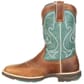 Durango Women's Ultra-Lite Western Boots Tan/Emerald Left Side