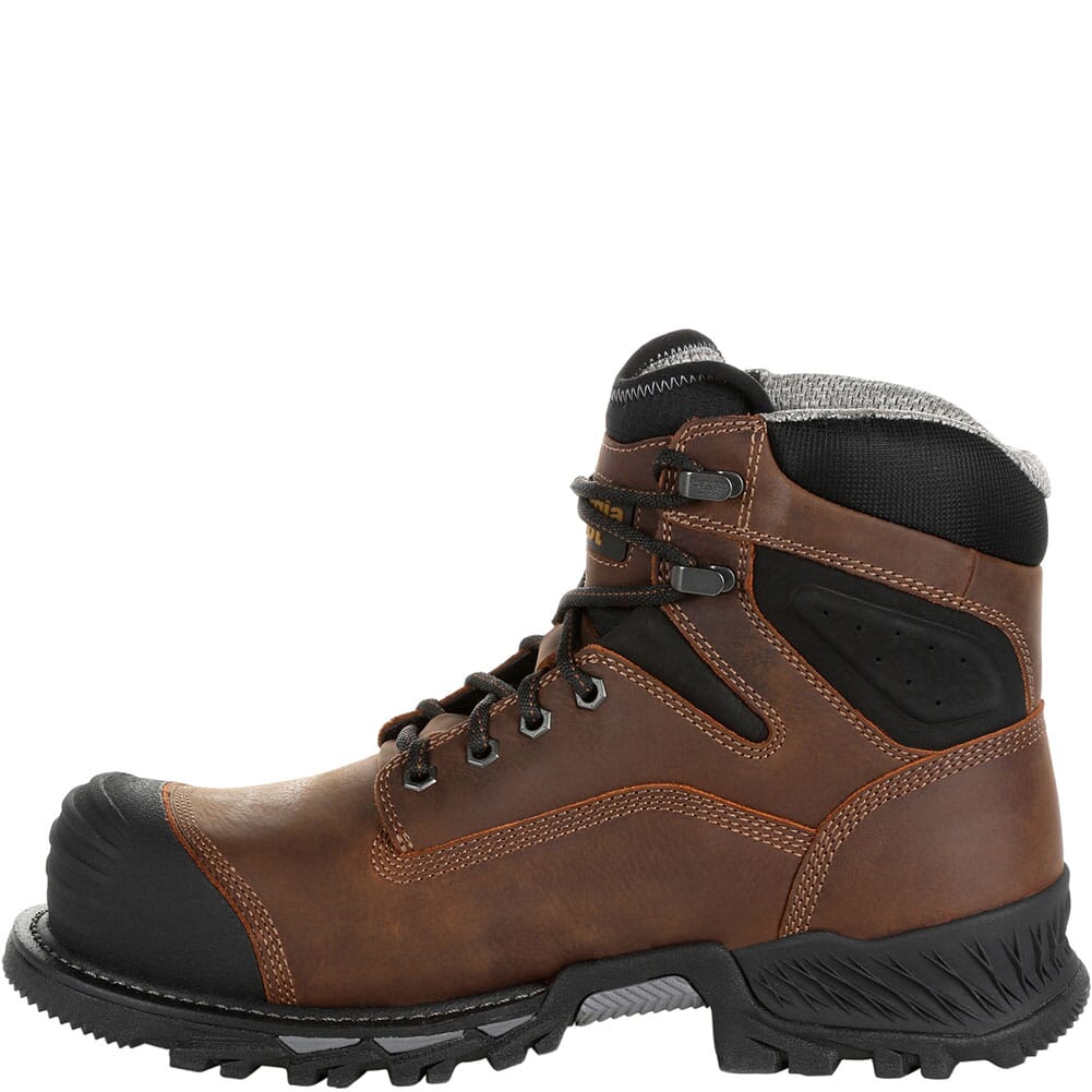 Georgia Men's Rumbler WP Safety Boots - Brown/Black