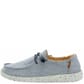 Hey Dude Women's Wendy Chambray Casual Shoes White Blue Left Side