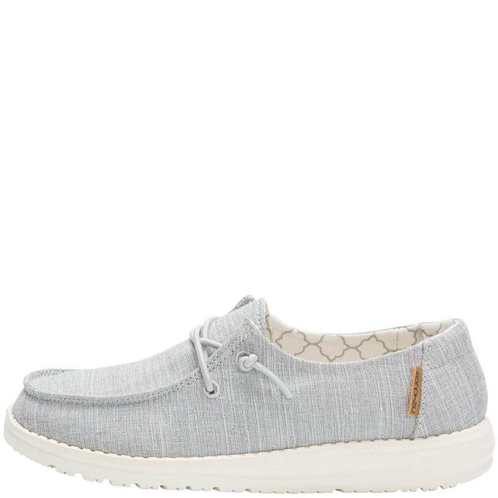 130123096 Hey Dude Kid's Wendy Linen Casual Shoes - Gray