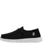 Hey Dude Women's Wendy Basic Casual Shoes Black Odyssey Left Side