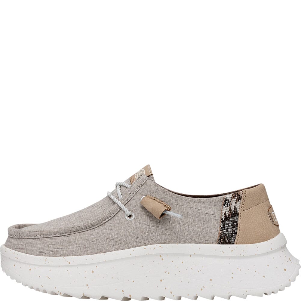 40413-106 Hey Dude Women's Wendy Peak Woven Casual Shoes - Natural