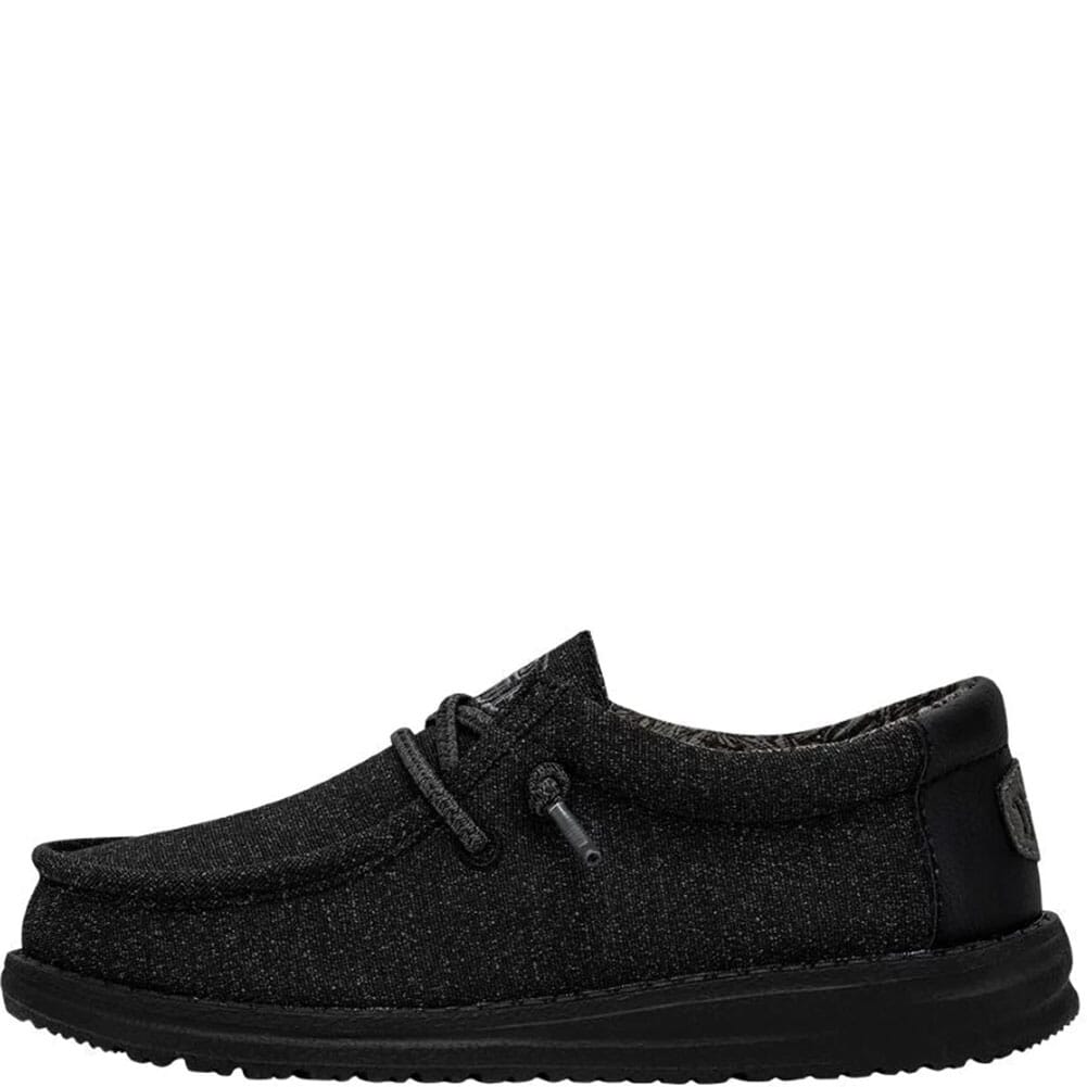 40655-001 Hey Dude Toddler Wally Basic Casual Shoes - Black