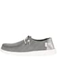 Hey Dude Women's Wendy Metallic Sparkle Casual Shoes Charcoal Left Side
