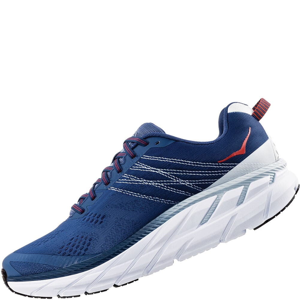 Hoka One One Men's Clifton 6 Wide Running Shoes - Ensign Blue ...