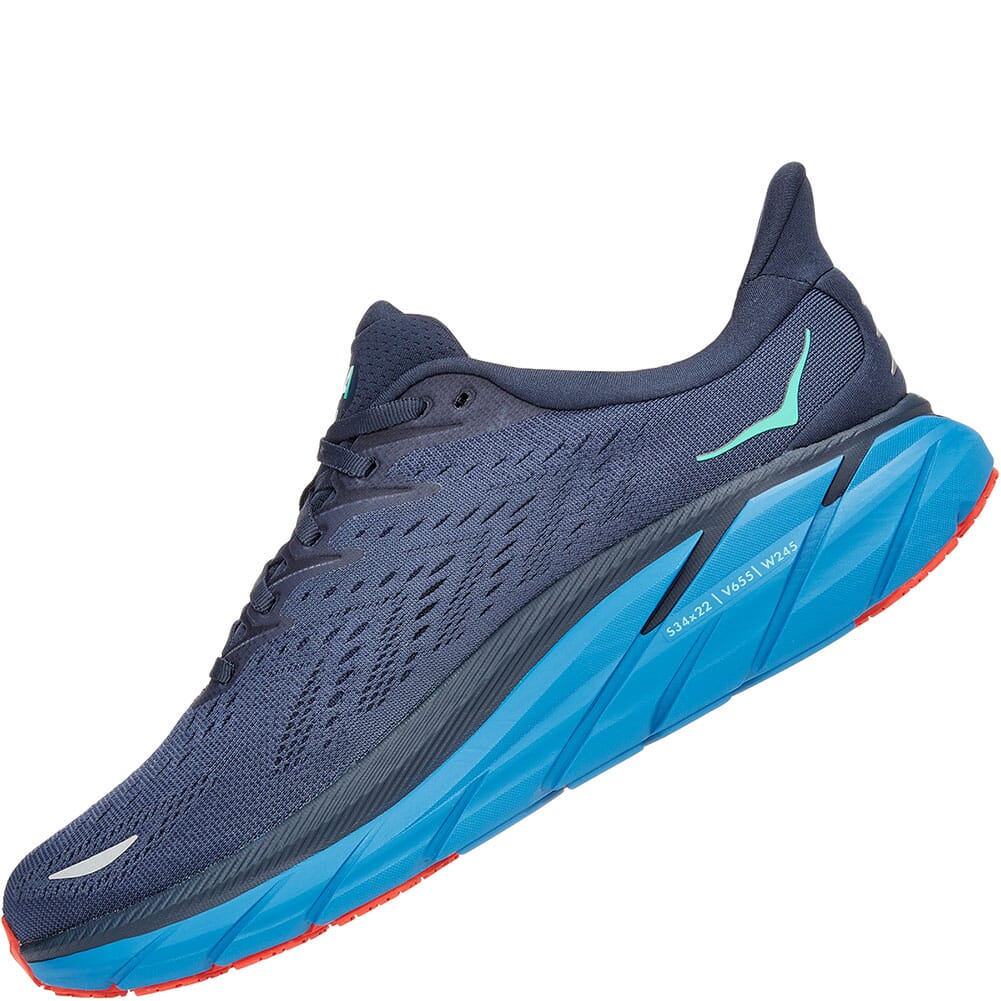 1119393-OSVB Hoka One One Men's Clifton 8 Athletic Shoes - Outer Space