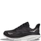 Hoka Women's Clifton 9 Wide Running Shoes Black/White Left Side
