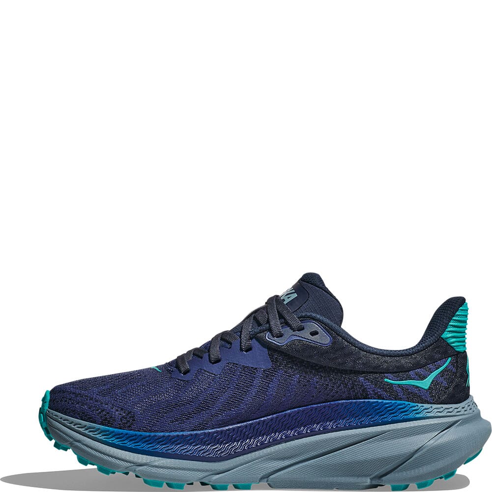 1134498-BBSBL Hoka Women's Challenger 7 Bellwether Running Shoes - Blue/Stone Bl